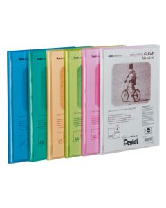 Pentel Displaybook Clear 20 Pink