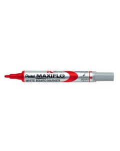Pentel Maxiflo Whiteboardmarker Dun MWL5S Rood