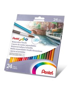 Pentel Set 24 Aquarelpotloden CB9-24U