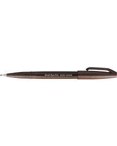 Pentel Brush Sign SES15C-E3X Donkerbruin